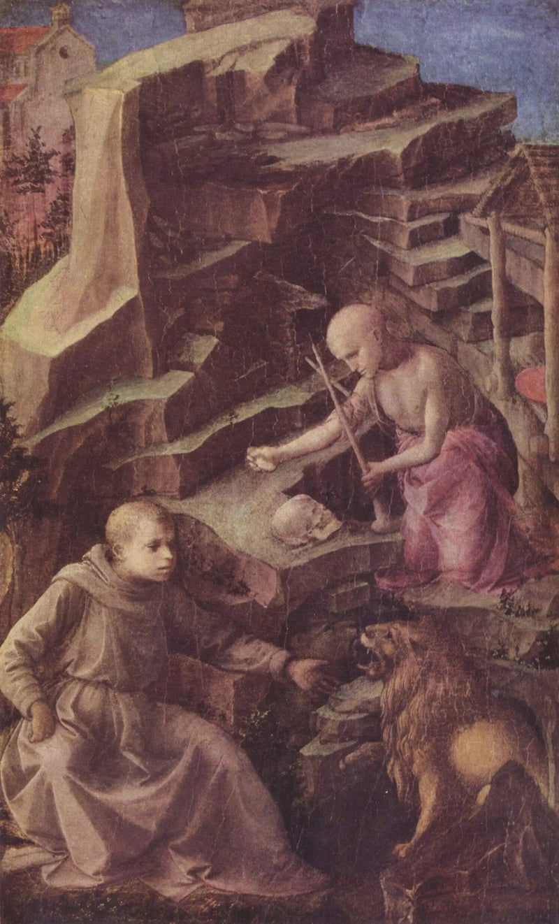 Saint Jérôme botgører - Fra Filippo Lippi