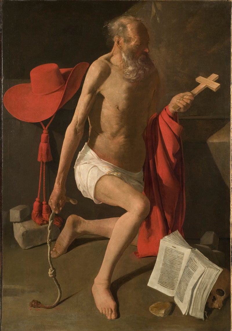 Den penitent Saint Jérôme - Georges de La Tour