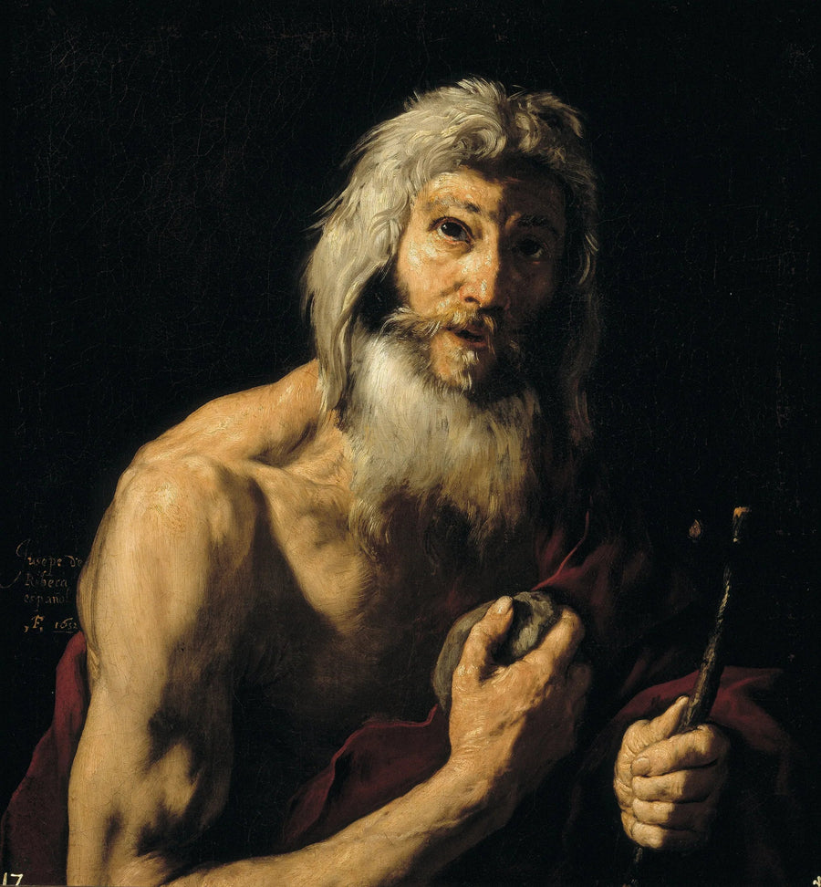 Den penitent Saint Jerome - Jusepe de Ribera