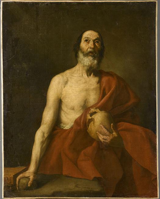 Den penitent Saint Jérôme - Jusepe de Ribera