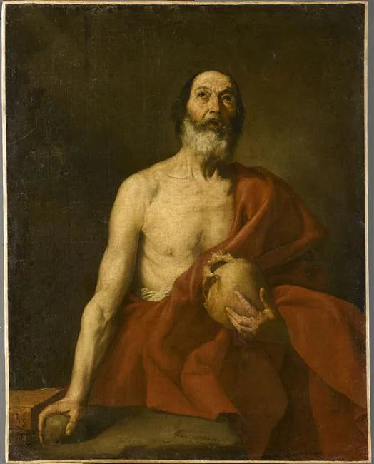 Den penitent Saint Jérôme - Jusepe de Ribera