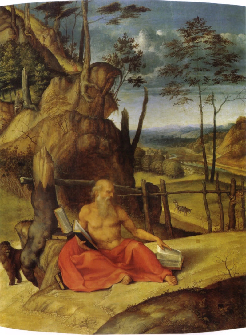 Den penitent Saint Jérôme - Lorenzo Lotto