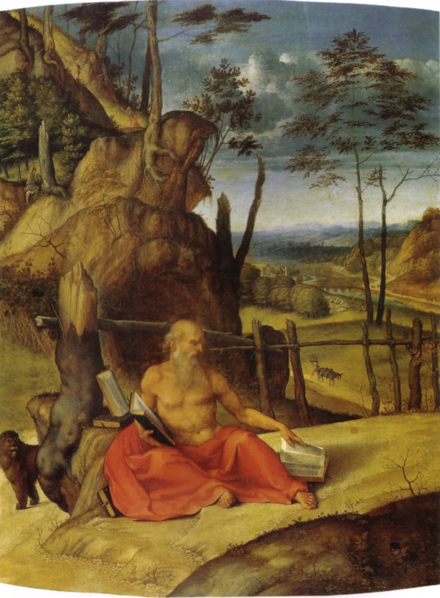 Den penitent Saint Jérôme - Lorenzo Lotto