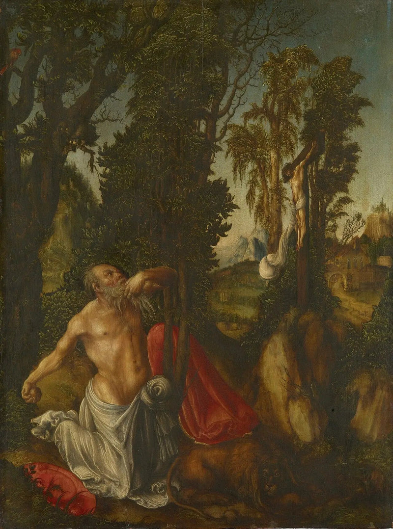 Saint Jérôme botferd - Lucas Cranach den eldre