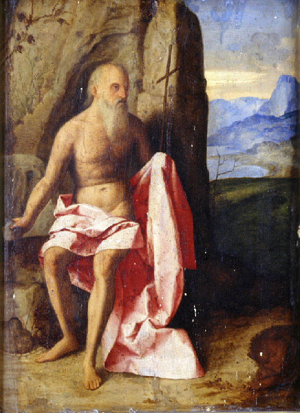 Den penitent Saint Jerome - Marco Basaiti