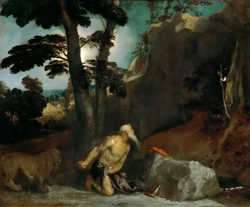 Saint Jérôme botferd - Titian
