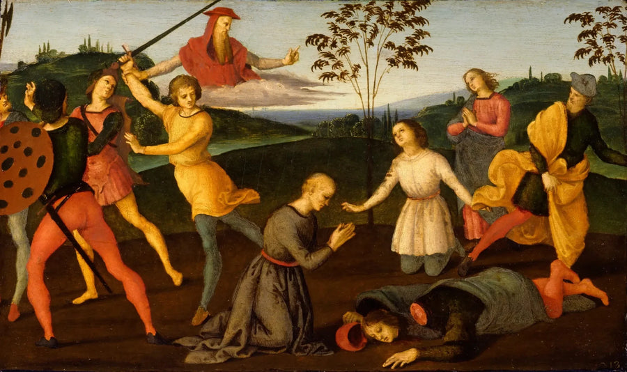 Sankt Hieronymus straffer heretikeren Sabinian - Raphael Sanzio