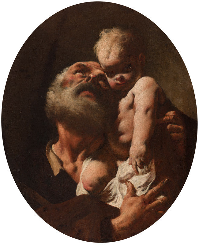 Saint Joseph med barnet - Giovanni Battista Piazzetta