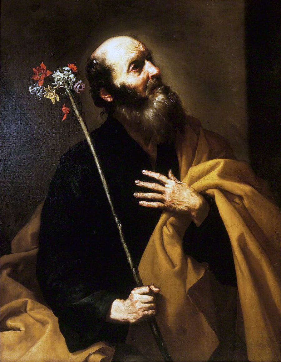 Saint Joseph med blomstrende stav - Jusepe de Ribera
