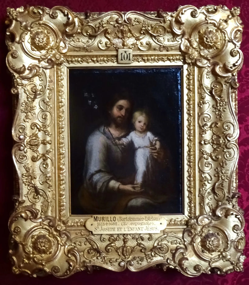 Sankt Josef og Jesusbarnet - Bartolomé Esteban Murillo

Source:
Saint Joseph et l'Enfant Jésus - Bartolomé Esteban Murillo