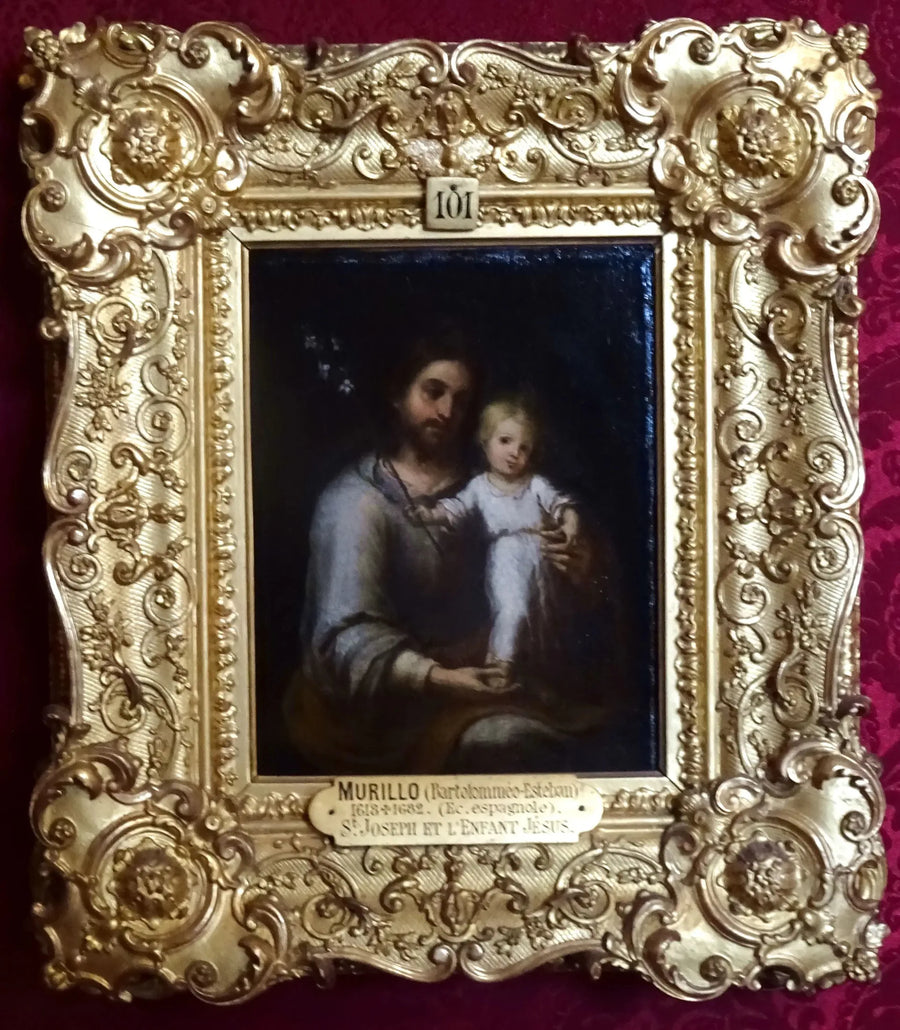 Sankt Josef og Jesusbarnet - Bartolomé Esteban Murillo

Source:
Saint Joseph et l'Enfant Jésus - Bartolomé Esteban Murillo