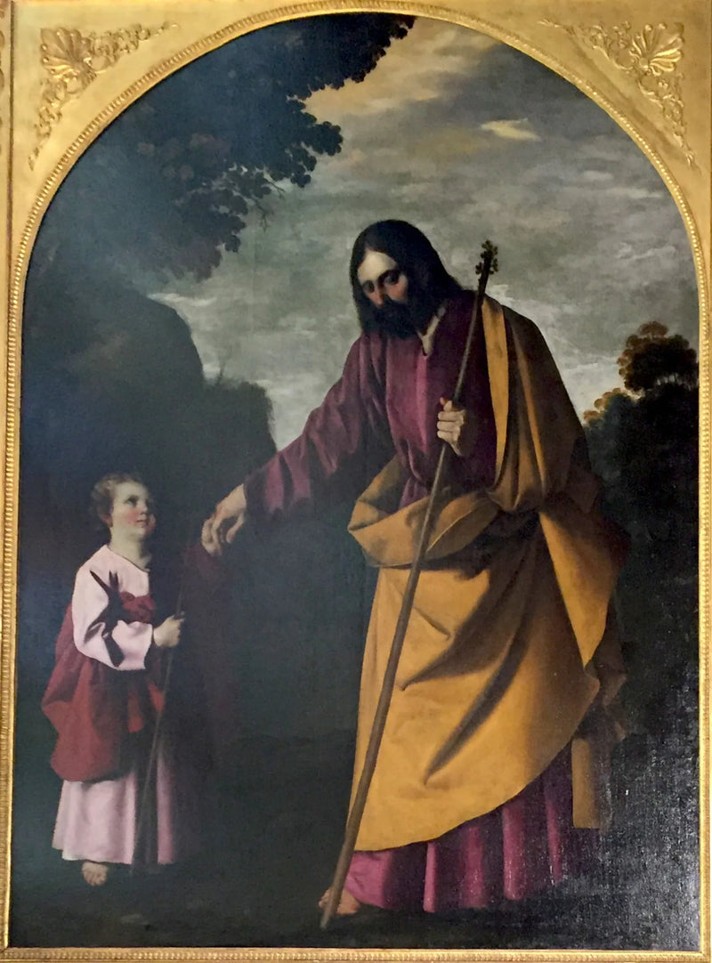 Josef og Jesusbarnet - Francisco de Zurbarán