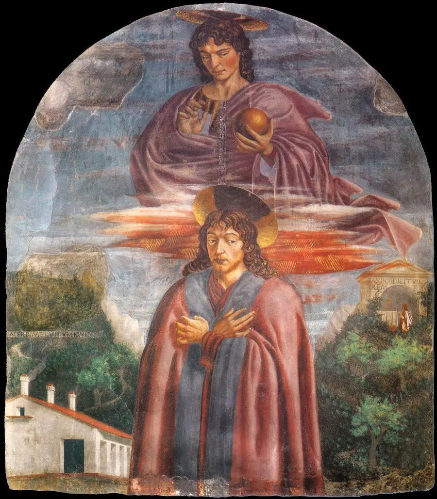 Saint Julien og Reddaren - Andrea del Castagno