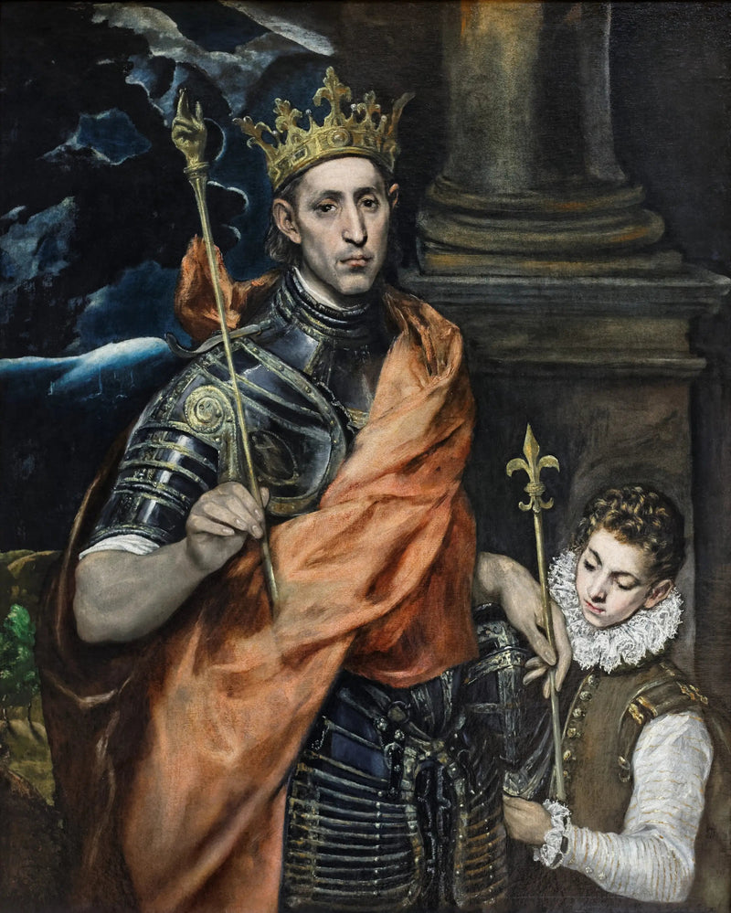 Saint Louis, konge av Frankrike - El Greco