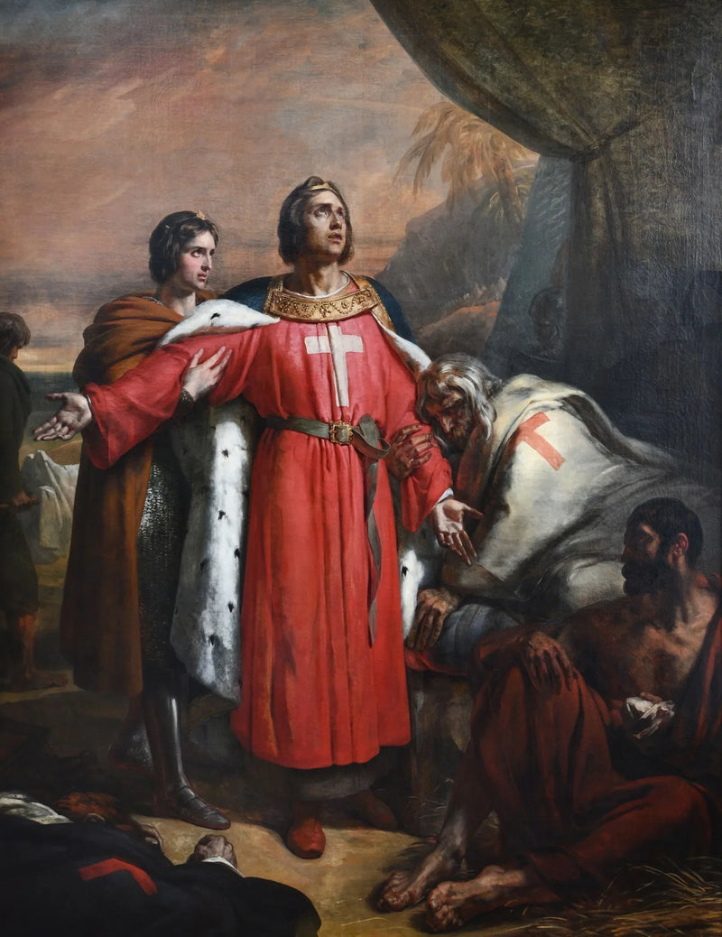 Saint Louis besøker de pestrammede - Ary Scheffer