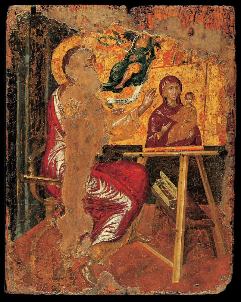Saint Luc som maler Jomfruen - El Greco