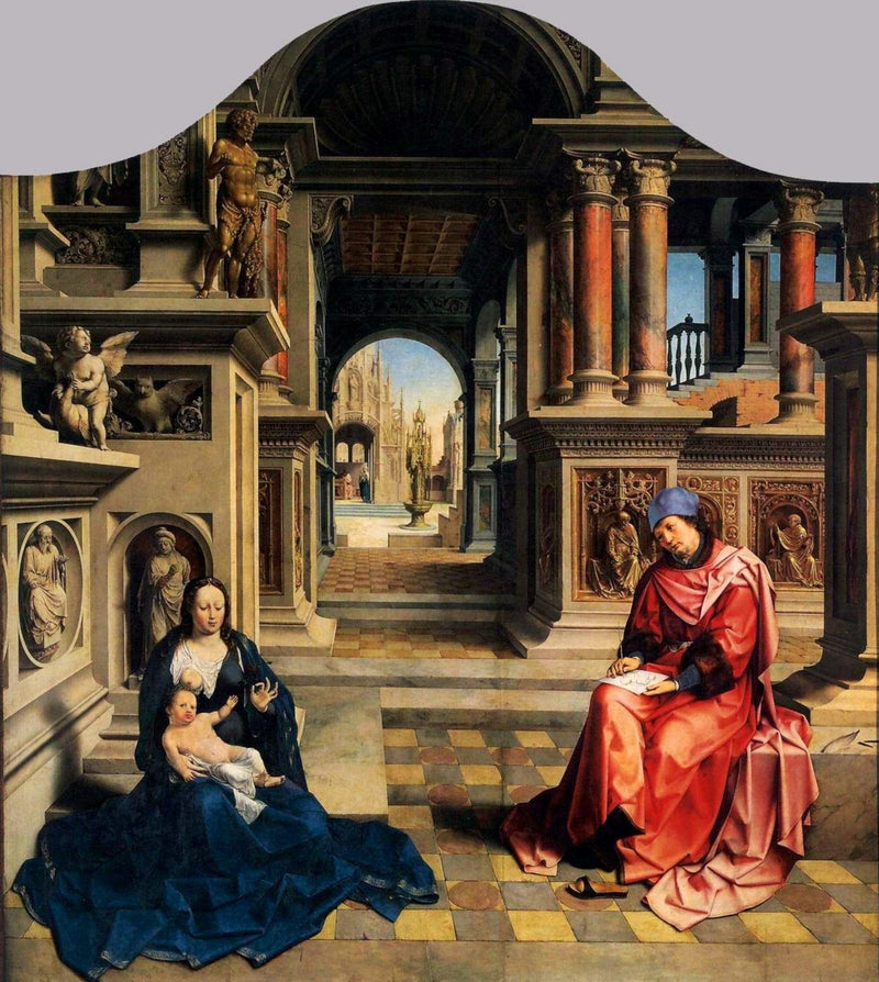 Saint Luc maler Jomfruen - Jan Gossaert