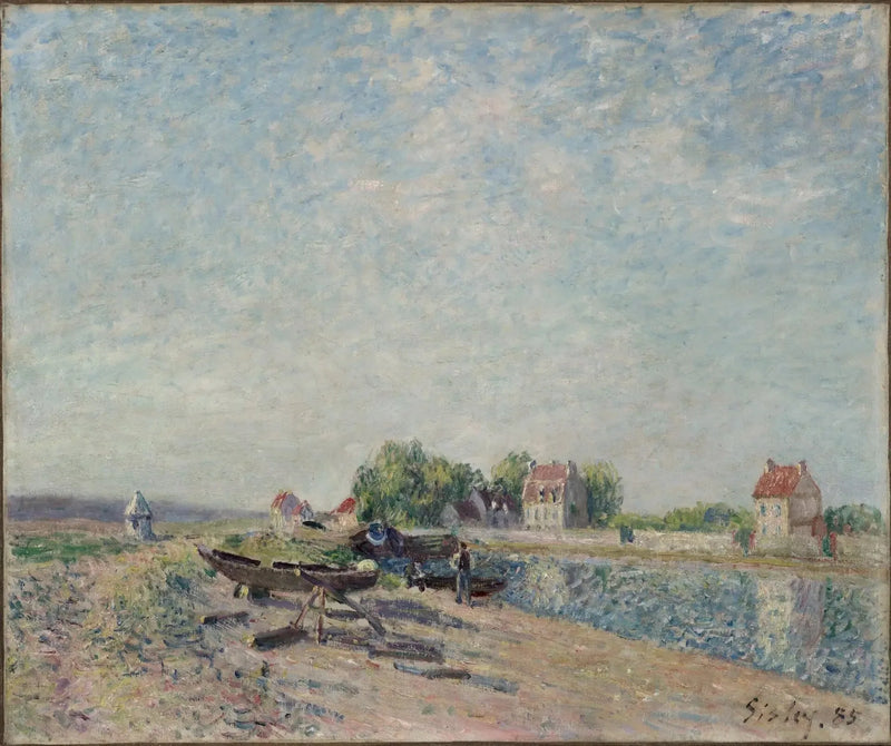 Saint-Mammès, Loing-kanalen - Alfred Sisley