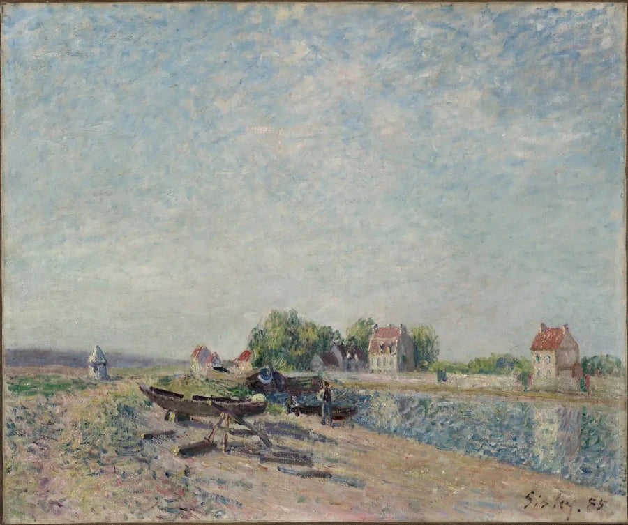 Saint-Mammès, Loing-kanalen - Alfred Sisley