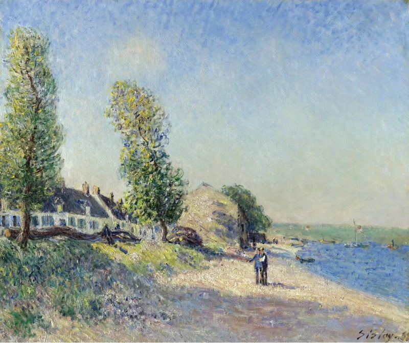 Saint-Mammès, om morgenen - Alfred Sisley