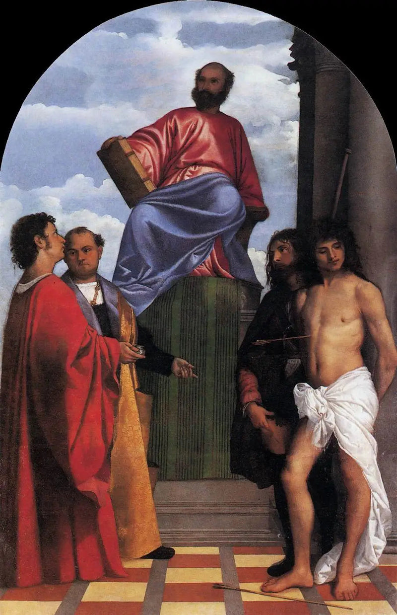 Saint Marc i majestet - Titian