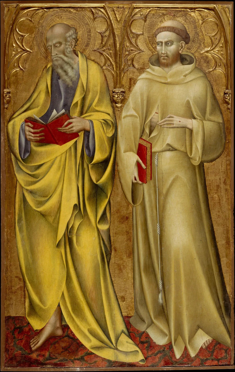 Sankt Matthæus og Sankt Frans - Giovanni di Paolo