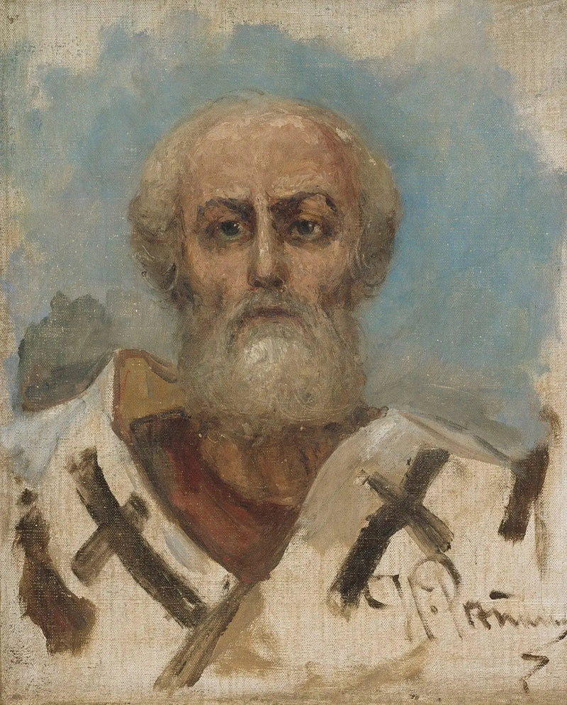 Saint Nicolas, skisse - Ilya Repin