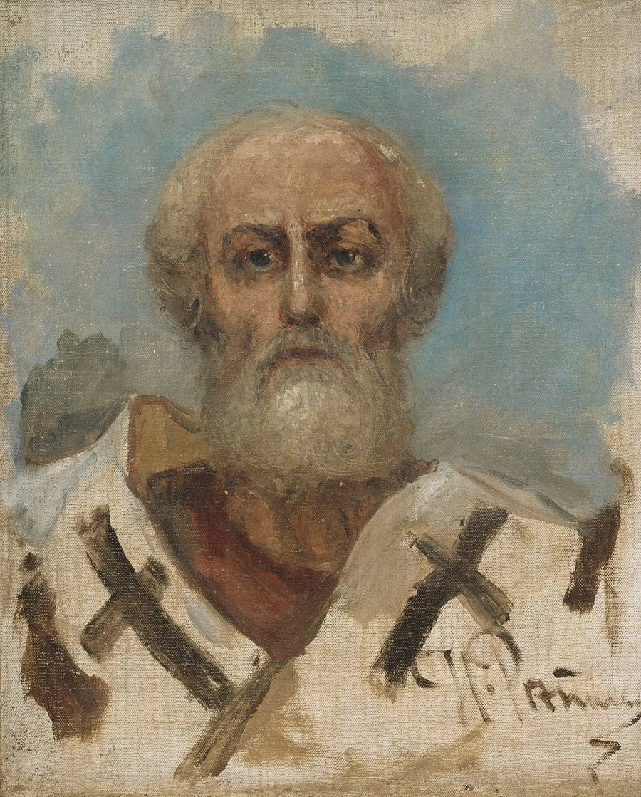 Saint Nicolas, skisse - Ilya Repin