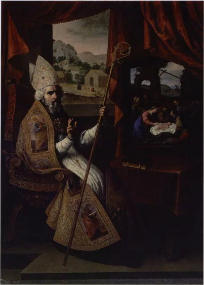 Sankt Nikolaus av Bari - Francisco de Zurbarán