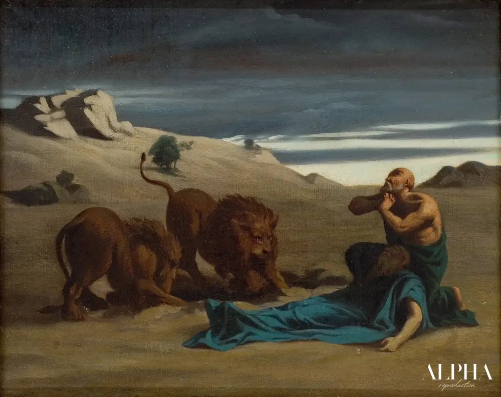 Saint-Paul entouré par les lions - Alexandre Cabanel Reproductions de tableaux à la peinture à l’huile