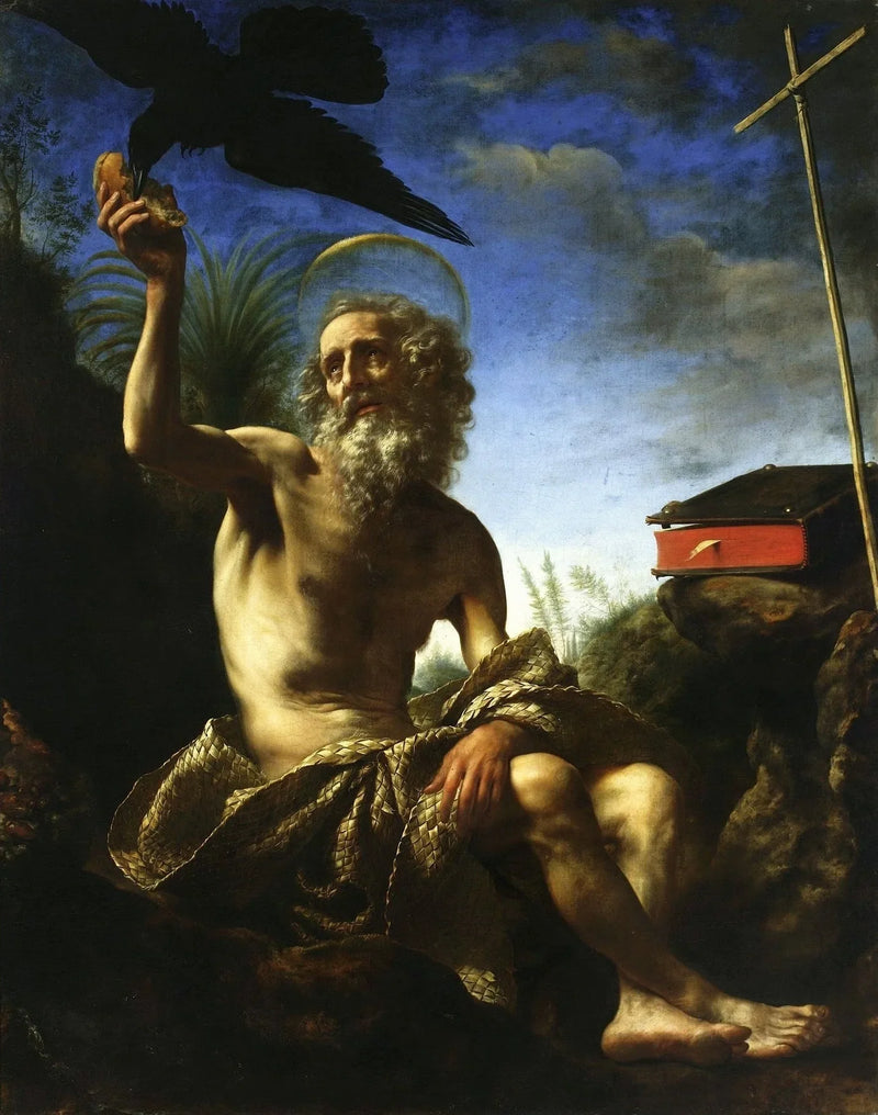Saint Paul Eremitten. - Carlo Dolci