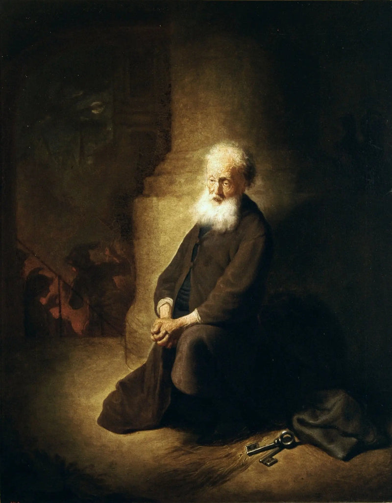 St. Peter i kne. - Rembrandt