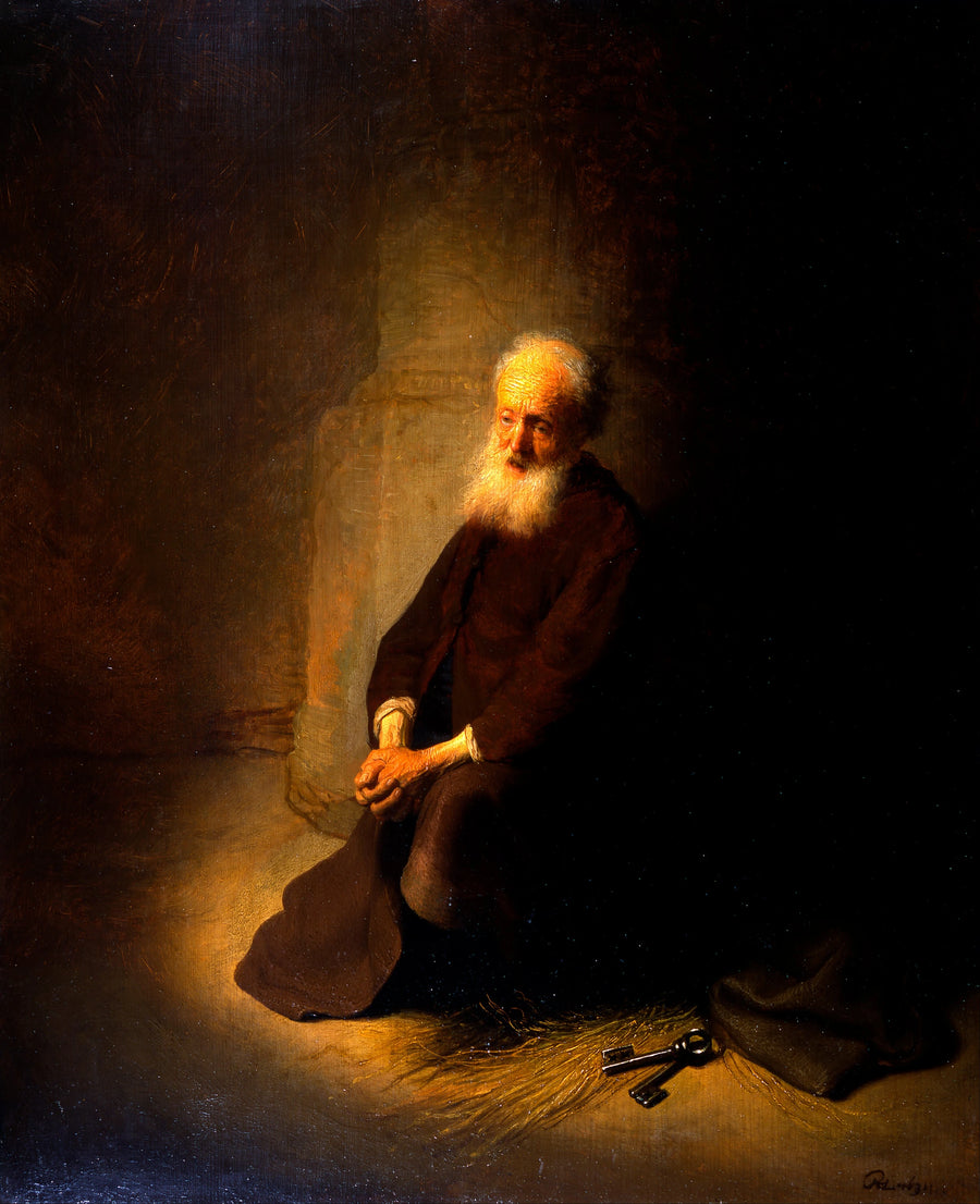 Sankt Peter i fengsel - Rembrandt
