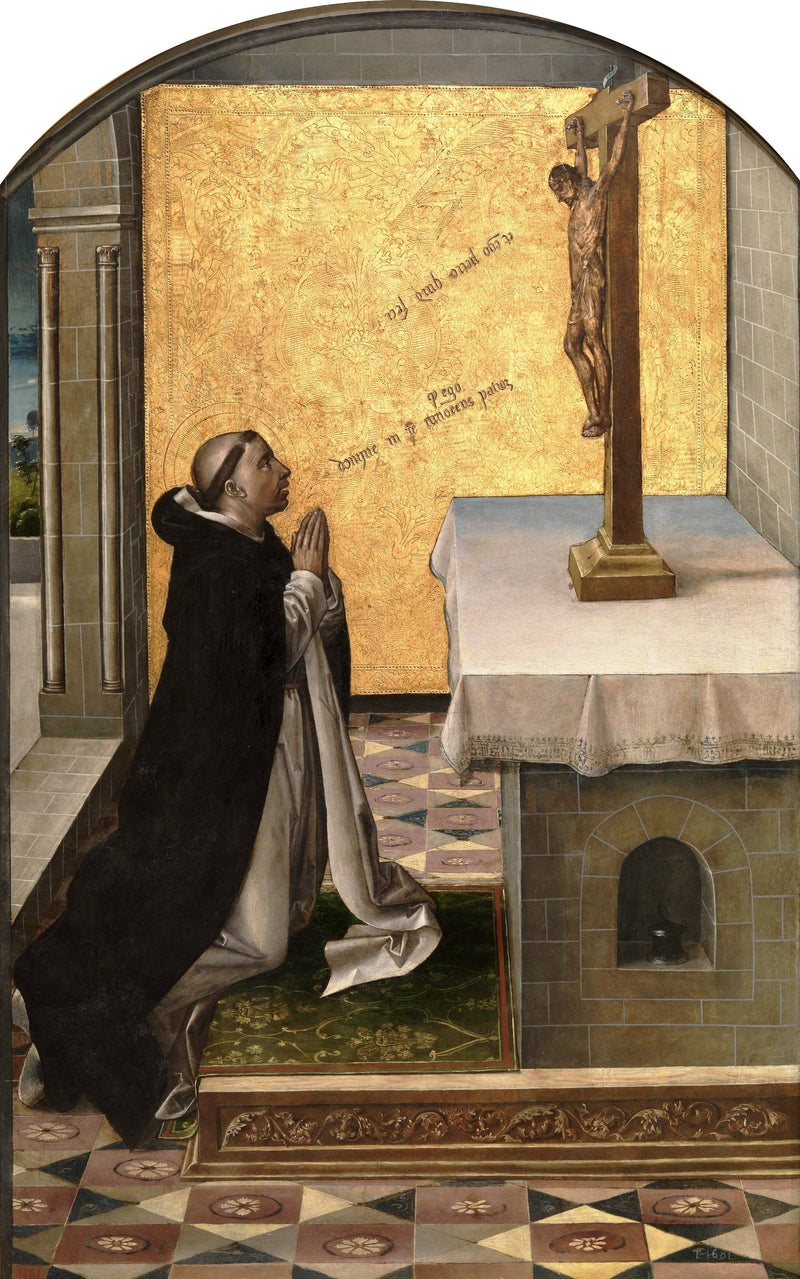 Saint Pierre den Martyr i bønn - Pedro Berruguete