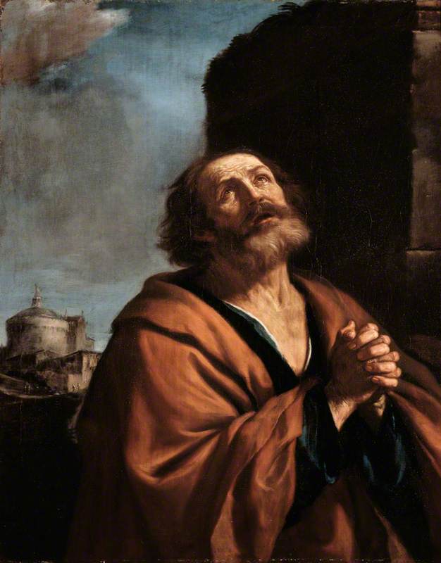 Saint Pierre Angret - Guercino