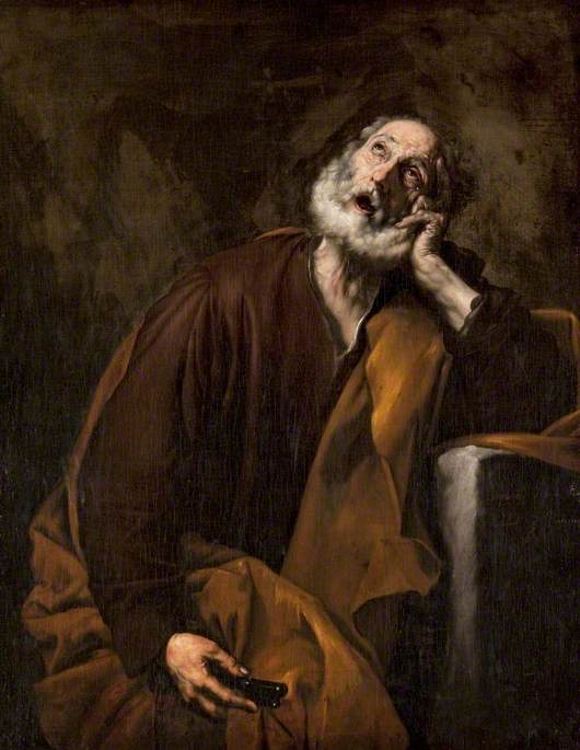 Angreende Sankt Peter - Jusepe de Ribera