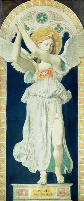 Saint Raphael, erkeengel - Jean-Auguste-Dominique Ingres