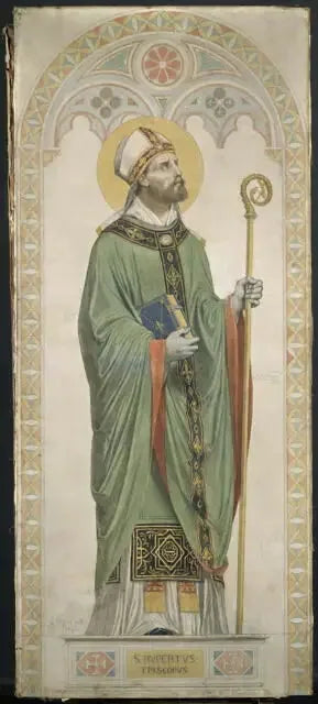 Saint Robert, eller Rupert, biskop av Worms - Jean-Auguste-Dominique Ingres