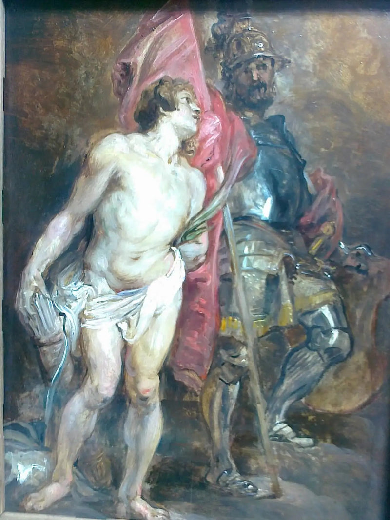 Saint Sebastian og Saint George - Peter Paul Rubens