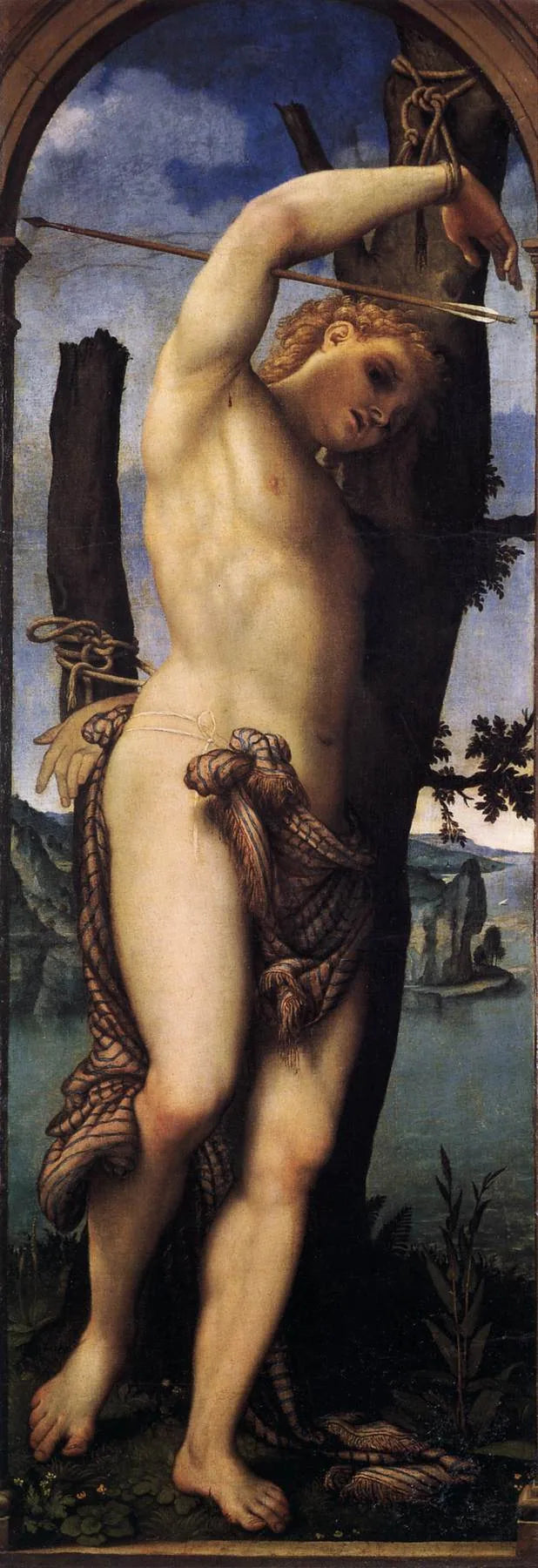 Saint Sebastian - Lorenzo Lotto