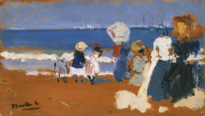 Sankt Sebastian (Paraply) - Joaquín Sorolla