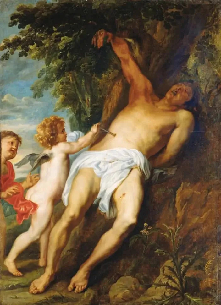 Saint Sebastian reddet av engler - Antoine van Dyck

Source:
Saint Sébastien secouru par les anges - Antoine van Dyck