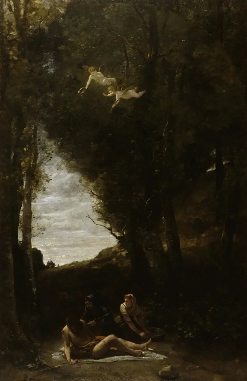 Saint Sebastian reddet av de hellige kvinner - Jean-Baptiste Camille Corot