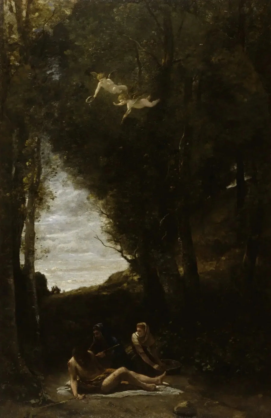 Saint Sebastian reddet av de hellige kvinner - Jean-Baptiste Camille Corot