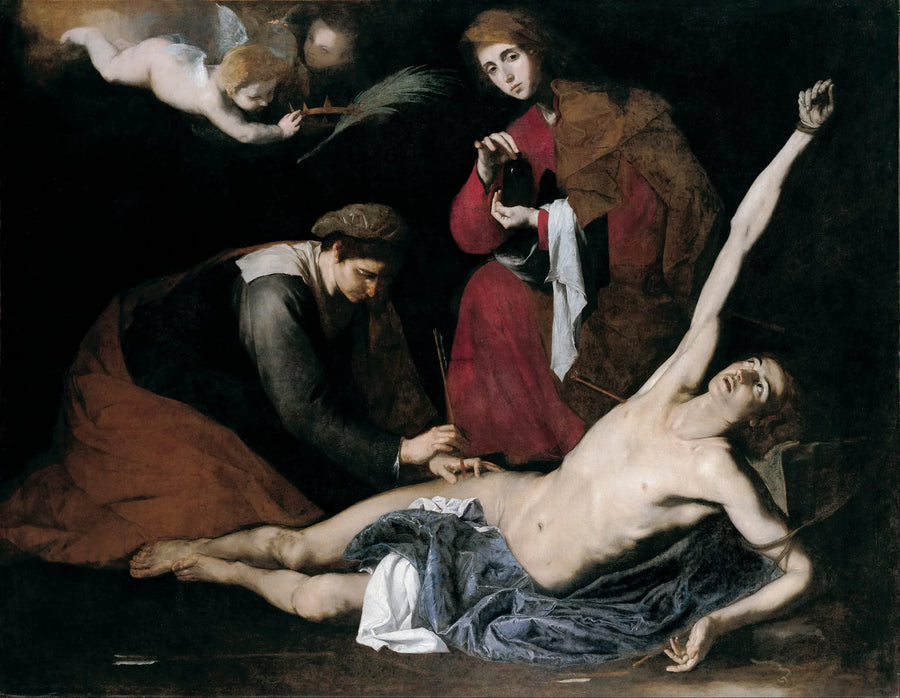 Saint Sebastian pleiet av de hellige kvinnene - Jusepe de Ribera