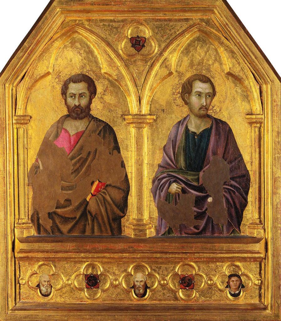 Saint Simon og Saint Thaddée (Judas) - Ugolino di Nerio