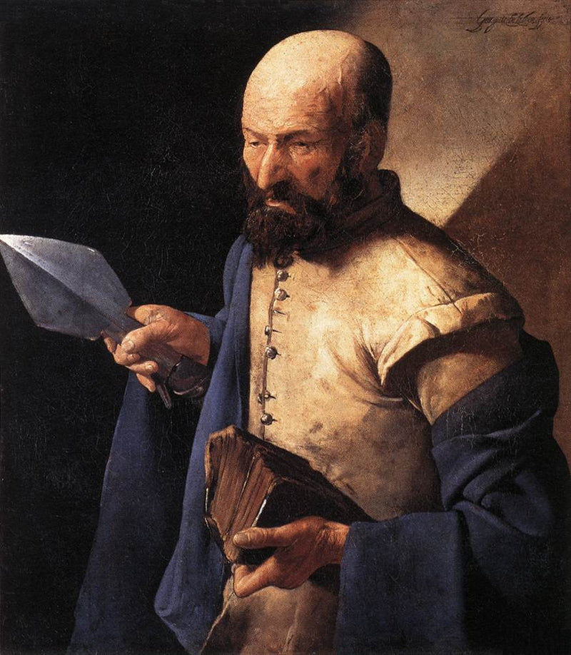 Saint Thomas på spydet - Georges de La Tour