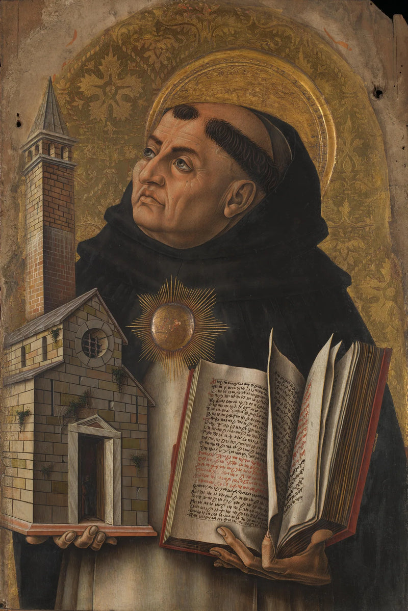 Saint Thomas av Aquino - Carlo Crivelli