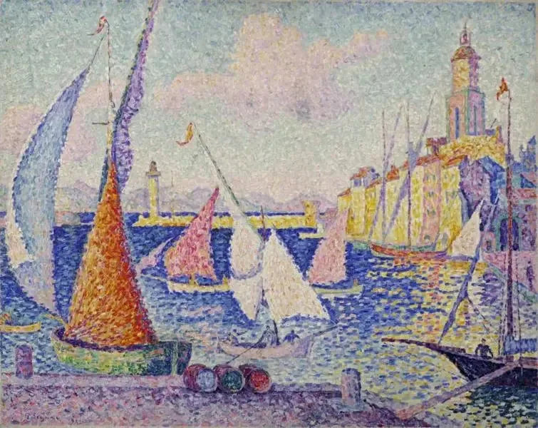 Saint-Tropez, kaien - Paul Signac