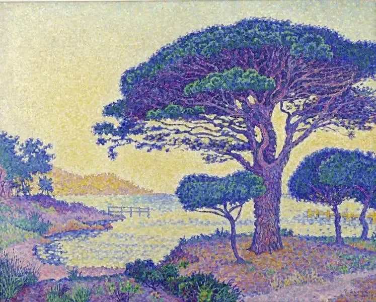 Saint-Tropez, parasollene ved Canoubiers - Paul Signac